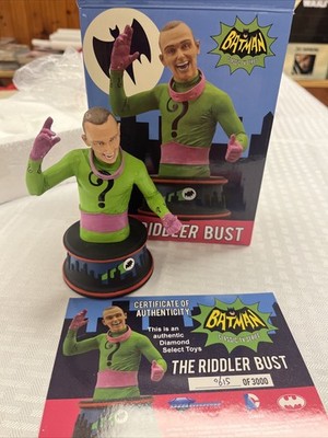 Batman Riddler Diamond Riddler Classic 1966 Batman TV Show Bust Diamond Select Limited | eBay UK