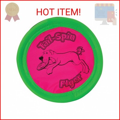 Booda Tail-Spin Flyer 10'' Diameter Floppy Dog Frisbee (Pack of 2)