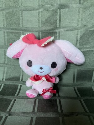  Bon Bon Ribbon Pyon Pyon Pyon Plush Toy Doll Pink Sanrio Sega Prize Japan