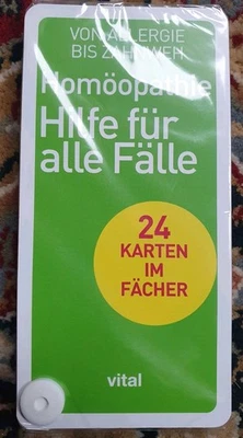 Homöopathie Hilfe für alle Fälle ♡ Von Allergie bis Zahnweh 24 Karten im Fächer - Bild 1 von 2