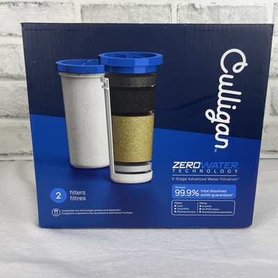 Culligan Zerowater Replacement Filter 5-Stage Filters (Lot of 2) Sealed