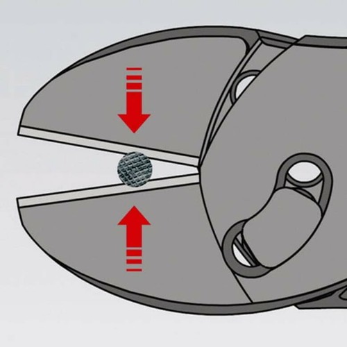 Knipex 180mm Twin Force High Leverage Performance Diagonal Side Cutters 7371180 - Picture 8 of 10
