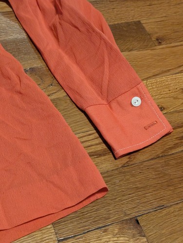 Vintage Jantzen Shirt - Women's S / M (?) - Long Sleeve Pointed Collar *Read* - Picture 9 of 20