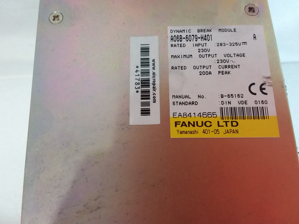 Fanuc A06B-6079-H401 Dynamic Brake Module | eBay