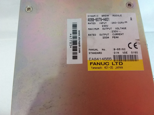 Fanuc A06B-6079-H401 Dynamisches Bremsmodul - Bild 2 von 6