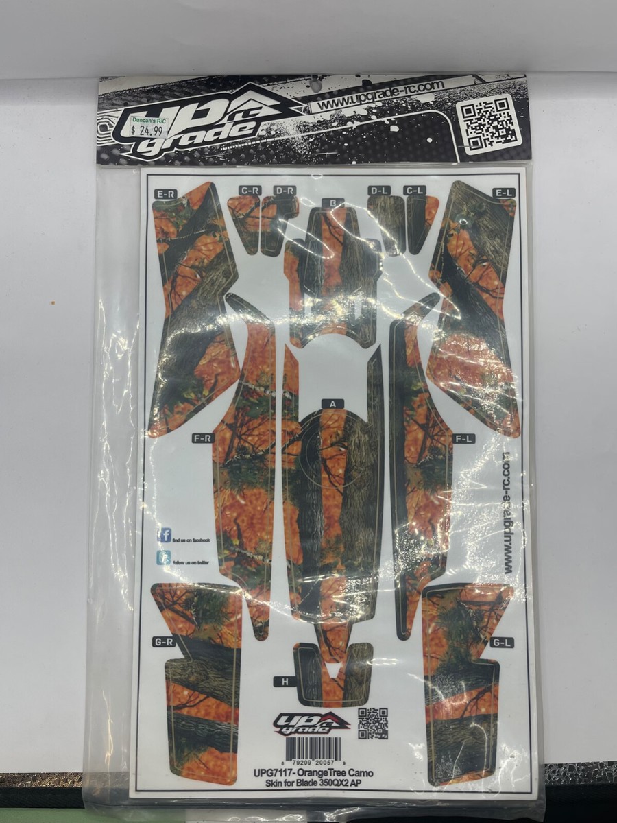 も さん専用 ゲルニカ Upgrade RC UPG7117 Orange Tree Came skin for Blade 350QX2 AP