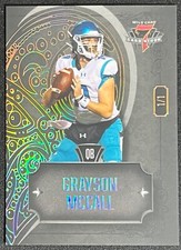 2023 WILD CARD GRAYSON MCCALL PLATNIUM FOIL #1/1