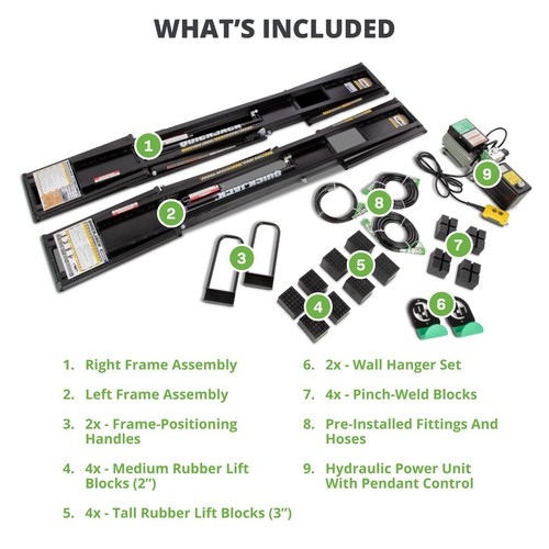 QuickJack Bundle - 6000TLX Portable Car Lift with 110V Power Unit - Foto 10 di 10