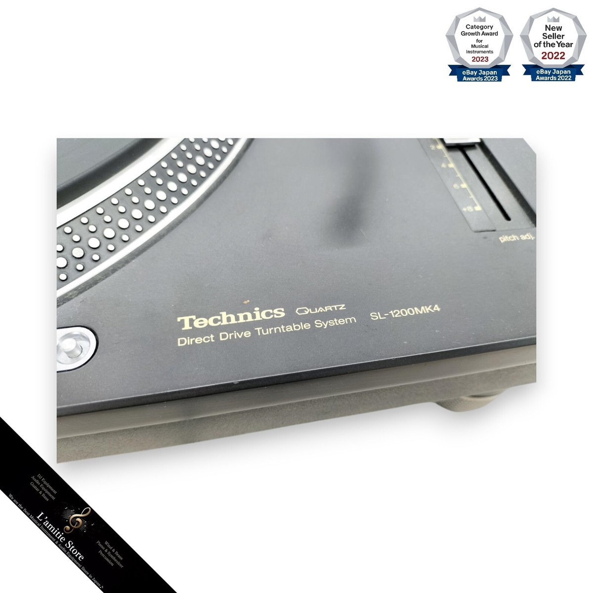 Technics SL-1200MK4-K Quartz Direct Drive Turntable Record Technics SL-1200MK4-K Quartz Direct Drive Turntable Record