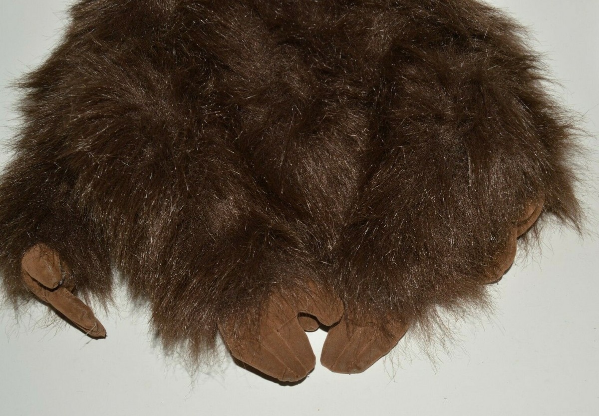 Nice Brown Fluffy Hairy Fury MONKEY High End Stuffed Animal 17