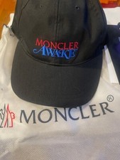Moncler Genius 1952 x Awake Beretto Gorra Sombrero Nuevo con Etiquetas Negro OS Edición Limitada Unisex