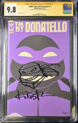 TMNT: Best of Donatello #1 CGC 9.8 - Signed/Remarked by Kevin Eastman