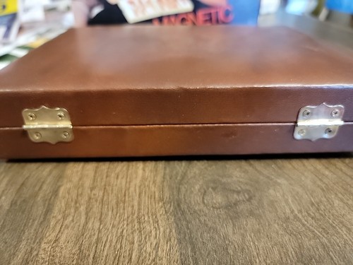 Set gioco backgammon da viaggio magnetico Cardina vintage valigetta completa di scatola - Foto 14 di 17