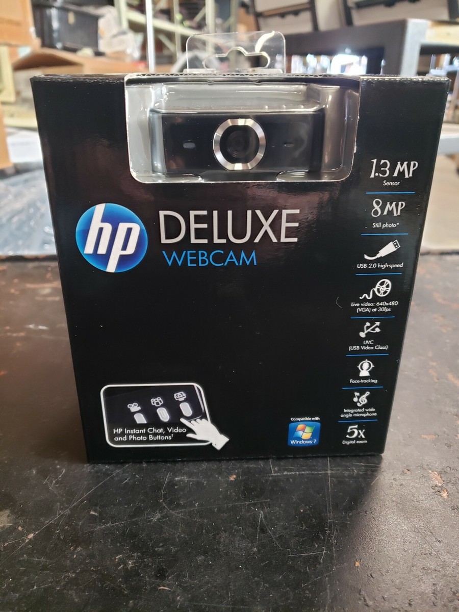 NEW HP DELUXE Webcam For ZOOM Online School Model KQ246AA Camera