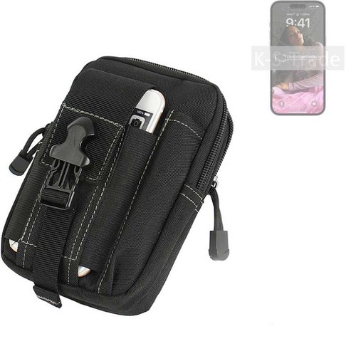 Étui Housse De Ceinture Pour Nokia C12 Plus – Poche De Transport Noir Avec Clip