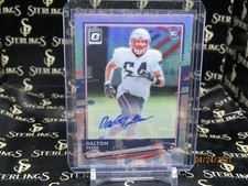 2020 Panini DONRUSS OPTIC Dalton Keene AUTO HOLO SILVER PRIZM SP #/75 PATRIOTS