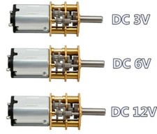Mini Getriebemotor 3V 6V 12V DC 15-1000 U-min für Modellbau Modellbahn N20