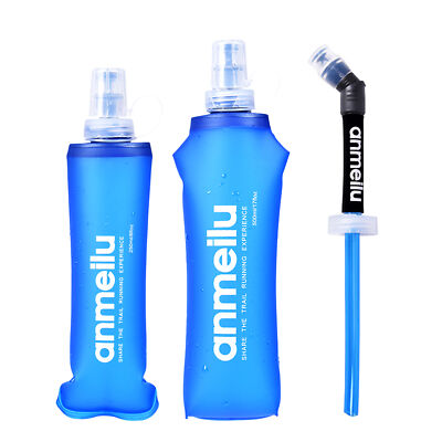 Sport Soft Water Bottle BPA Free TPU Folding Flask for Running