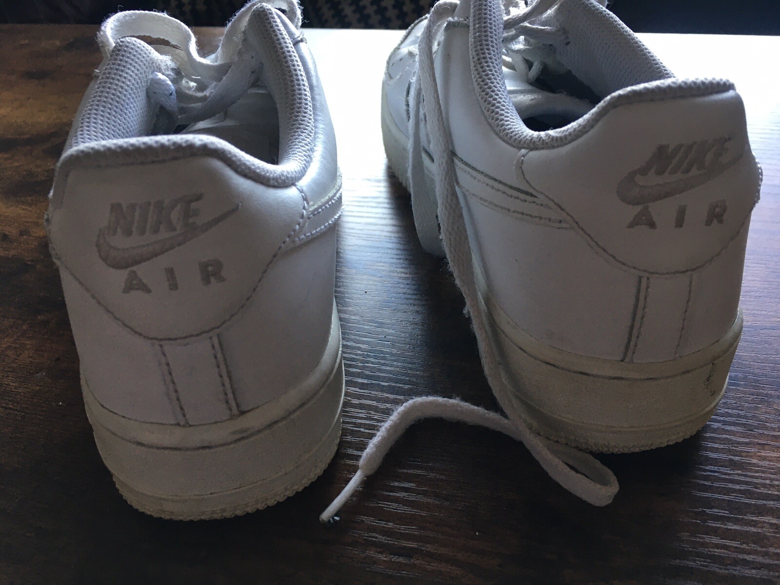 all white air forces kids