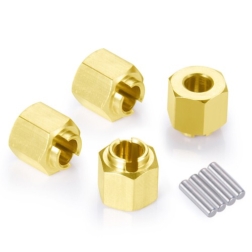 Extensores de buje hexagonal de rueda de latón 4/5/6 mm espesor para coche sobre orugas de radiocontrol 1/18 TRX4M - Imagen 25 de 33