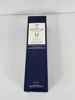 The Macallan 12 Year Double Cask Single Malt Whiskey Empty 750mL Bottle