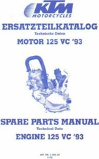 1993 KTM 125 VC Engine Spare Parts Manual : 320354