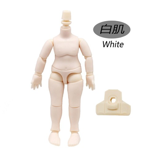 11CM Doll Toys Body Head 11 1/12 BJD Body Spherical Joint Doll Toy Hand Set - Picture 17 of 34