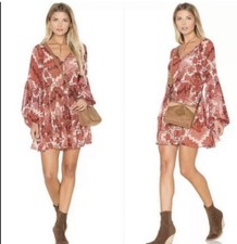 NWT Show Me Your Mumu Sienna Paisley Patterned Swing Dress Small