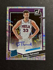 Filip Petrusev Signed 2023-24 Panini Donruss Basketball Card #297 Auto