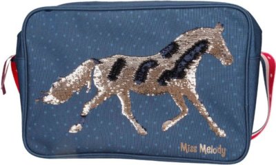 Depesche MISS MELODY HORSE Shoulder MESSENGER BAG Blue A4