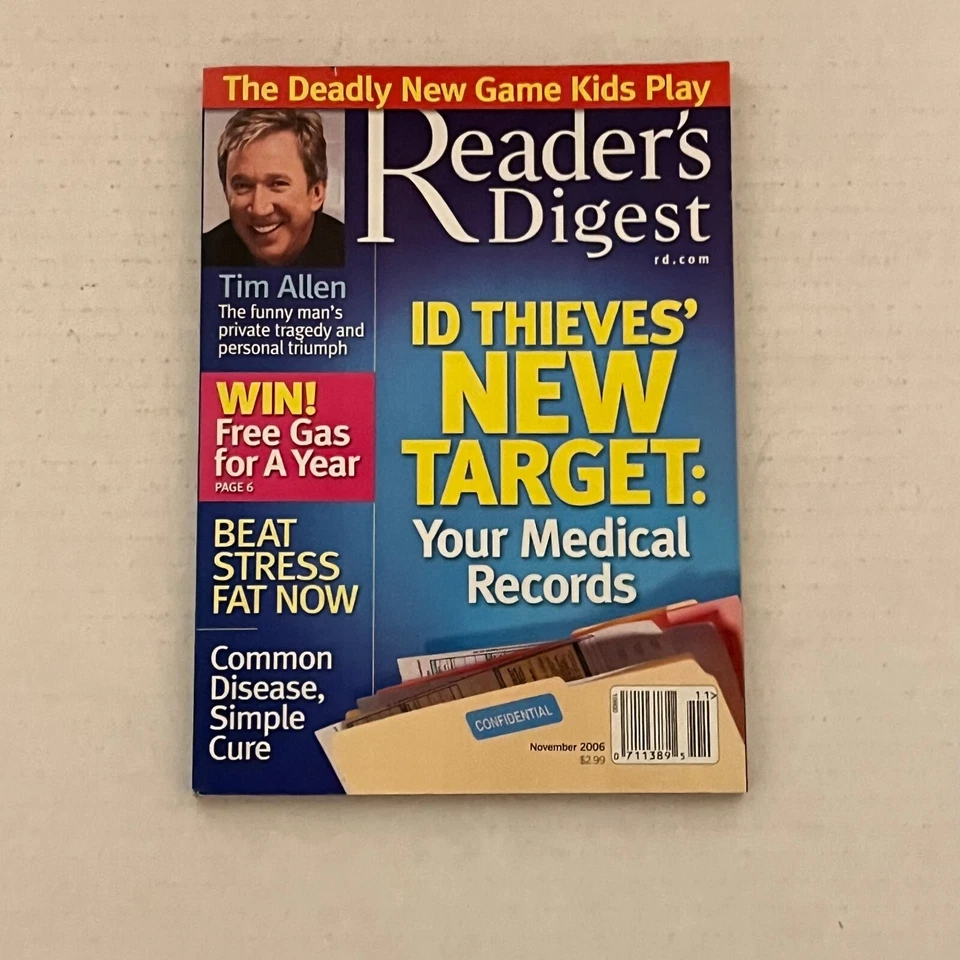 READER'S DIGEST MAGAZINE LOT OF 3/SEPT-NOV 2006 PUBLICATIONS/Pre-owned - Image 3 of 4