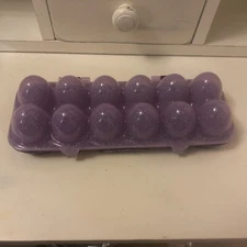 Hatchimals Purple Sparkle CollEGGtibles Empty Egg Carton Toy Case No Figures