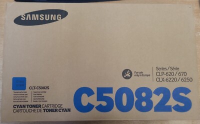 Samsung CLT-C5082S CYAN CLP-620 670 CLX-6220 6250 UNGEÖFFNET BRANDNEU IM KARTON