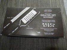 MICROPLAN BURRER SET GOURMET CHEFS FINEST 2 GRATER NEW ORIGINAL BOX