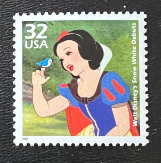 Disney Unused US Stamps (1941 32 Cent Denomination-Now) for sale