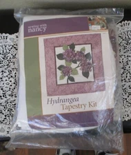 Sewing With Nancy Hydrangea Tapestry Kit 2004 NEW