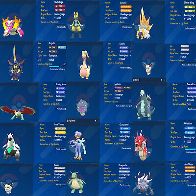 Pokemon Scarlet & Violet Shiny Pokemon 6IV Battle Ready!!