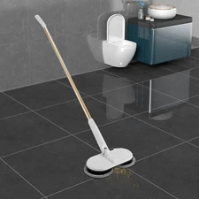Cordless Electric Mop Spin Mops for Floor Cleaning Dual Spinning Scrubber NEW