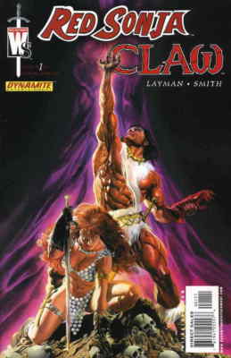 RED SONJA vs. CLAW  # 1 ALEX ROSS-COVER Dynamite DC Wildstorm Conan VARIANT DE