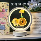 Cartoon Pom Pom Purin Kuromi My Melody Night Light Table Round Lamp Model Figure