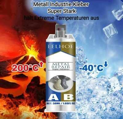 Adhesivo metálico industrial pegamento de soldadura súper fuerte versátil aplicable extra duro