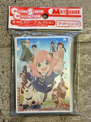 spy x family card sleeves Spy x Family Key Visual Anya Loid Yor Forger 65 Pack Card Sleeves Chara  Weiss