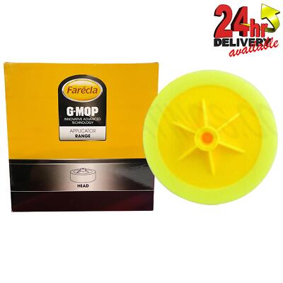G Mop 6'' (150mm) std yellow compounding head 14mm thread