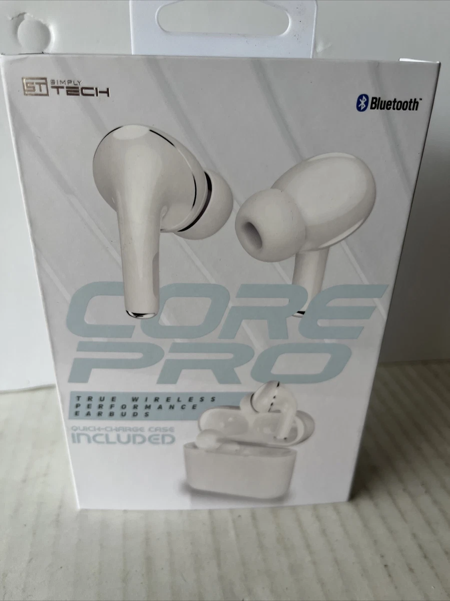 Simply Tech Core Pro True Wireless Earbuds, Bluetooth