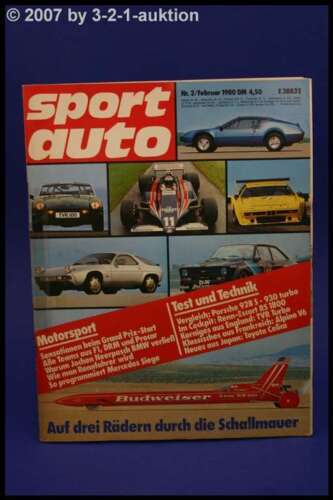 Sport Auto 2/80 TVR Turbo Audi 200 Alpine A 310 928 S - Bild 1 von 1