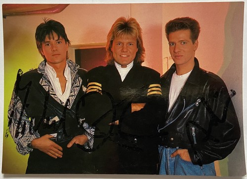 Dieter Bohlen 3x signiert Blue System Karte Unterschrift Autogramm signed RAR - Bild 2 von 6
