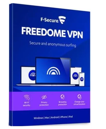 F-Secure Freedome VPN 5 dispositivi 1 anno 2025 PC/Mac/IOS/Android