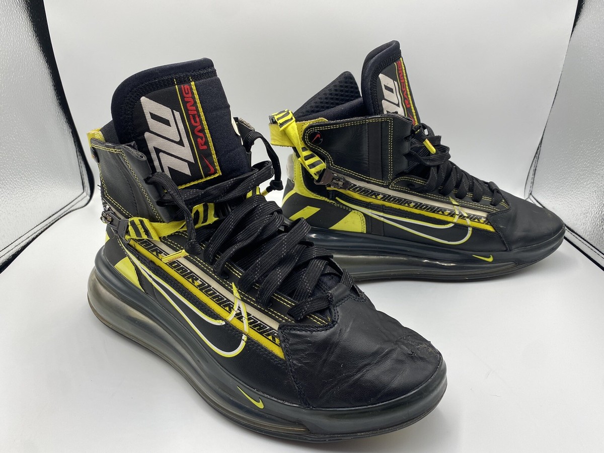 Air Max 720 ブラック×イエロー 26cm Nike Air Max 720 SATRN AS QS Mens Size 8 Black/Yellow