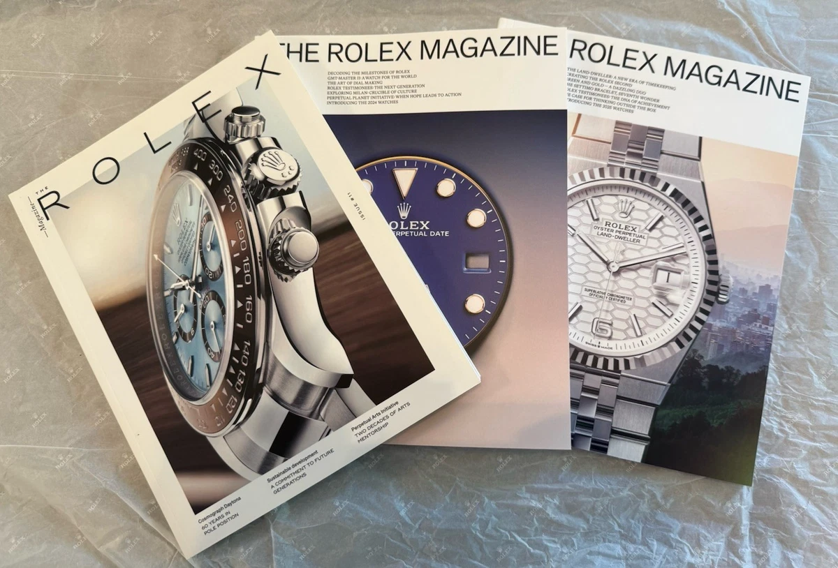 Preços baixos em Manuais e guias de relógios Rolex Magazine