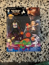 VINTAGE 1996 Playmates SPACE JAM Michael Jordan Elmer Fudd Action Figure Set MOC